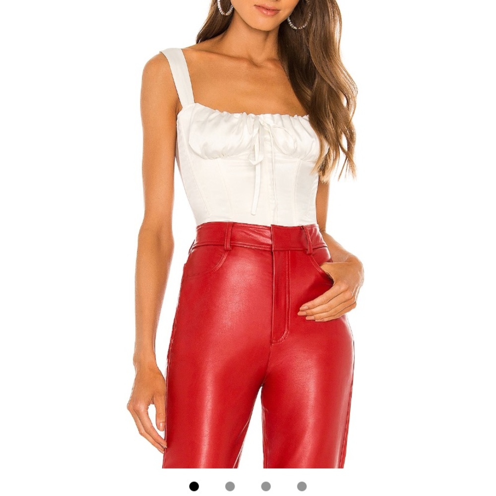 Miaou white corset top